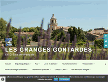 Tablet Screenshot of les-granges-gontardes.fr